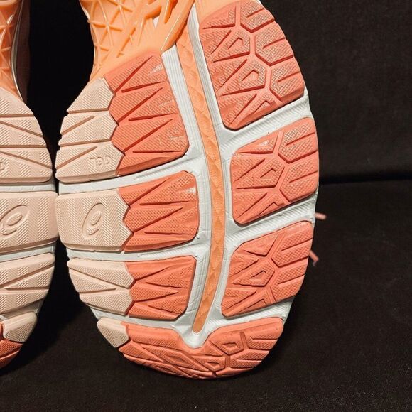Fabulous Condition Asics Gel Kayano 24 Seashell Orange women's 8 US 39 EUR T799N - Picture 10 of 12